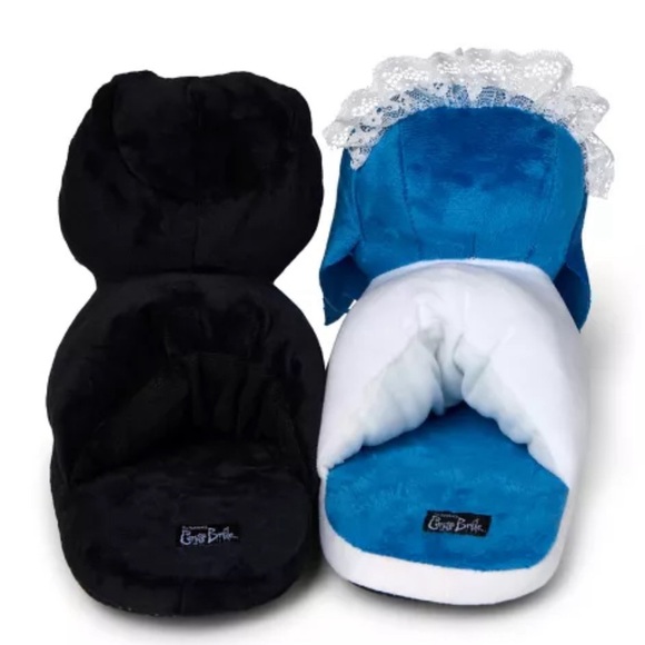 CORPSE BRIDE VICTOR AND EMILY SLIPPERS - NEW WITH TAGS - Picture 2 of 6